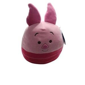 2021 Squishmallow Kellytoy 10" inch PIGLET PLUSH Disney Pooh Soft Squishy NWT